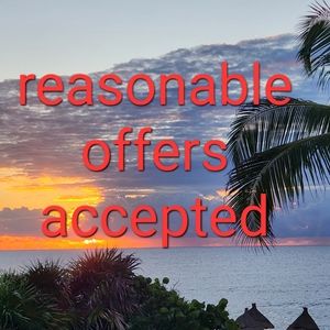 😉 reasonable offers accepted!!